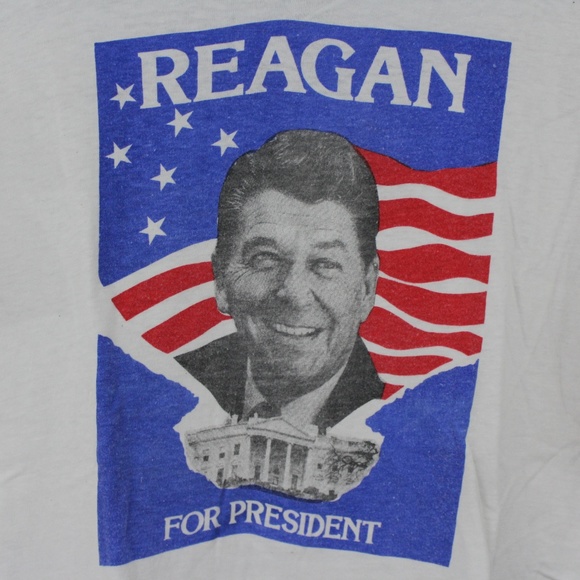 VTG Ronald Reagan Single Stitch T-Shirt D409 - Picture 2 of 6